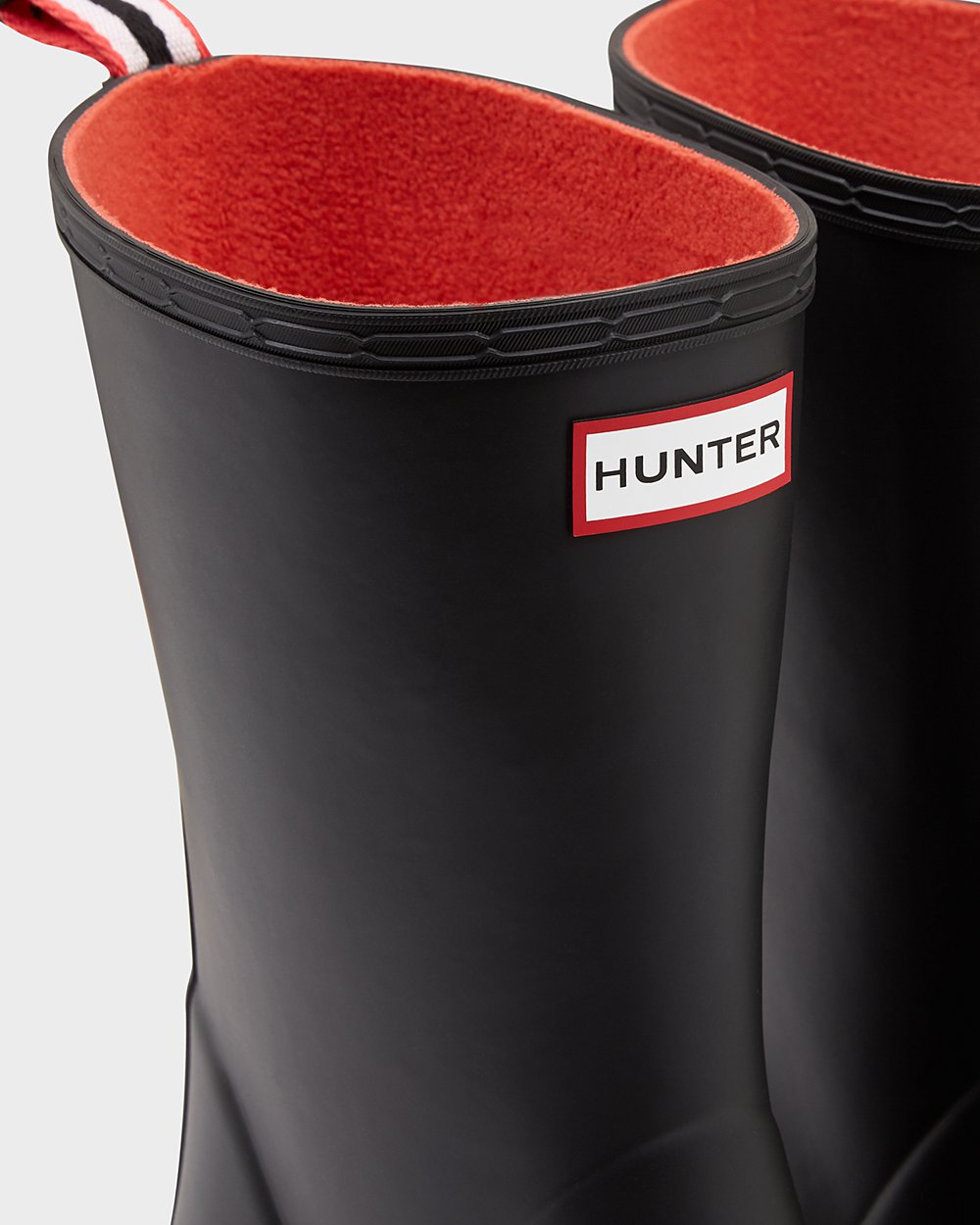 Mens Hunter Original Insulated Mid-Height Rain - Play Boots Black - 1534-GXHRP